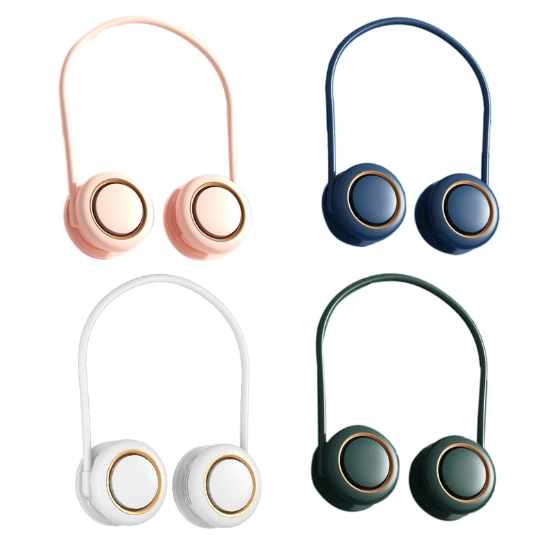 

Безлопастной подвесной шейный вентилятор с зарядкой от USB, 2000 мАч, портативный спортивный вентилятор, дизайн наушников, мини-воздушный охла...