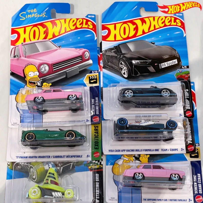 Фото Оригинальные коллекционные модели автомобилей Hot Wheels 2026 E Case 1/64 Mainline Series: SIMPSONS, PAGANI, AUDI, MAZDA, DODGE. Литые под давлением игрушечные машинки. №1