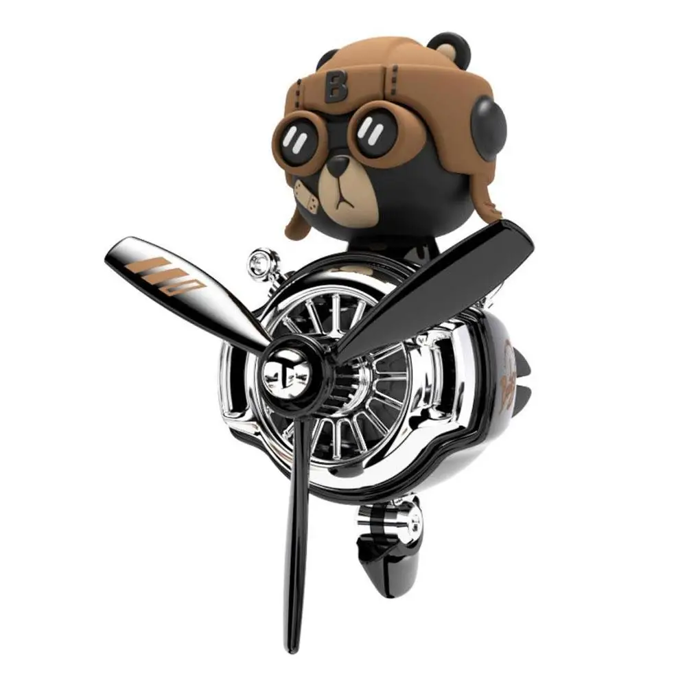 

Автомобильный освежитель воздуха Cool Bear, вращающийся освежитель воздуха с клипсой для вентиляции, аксессуары для авто, ветряная мельница