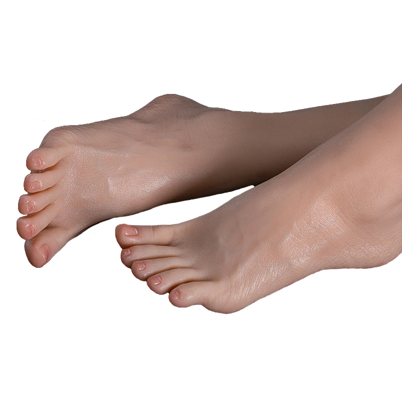 Реалистичная женская модель стопы силиконовый искусственный женский манекен