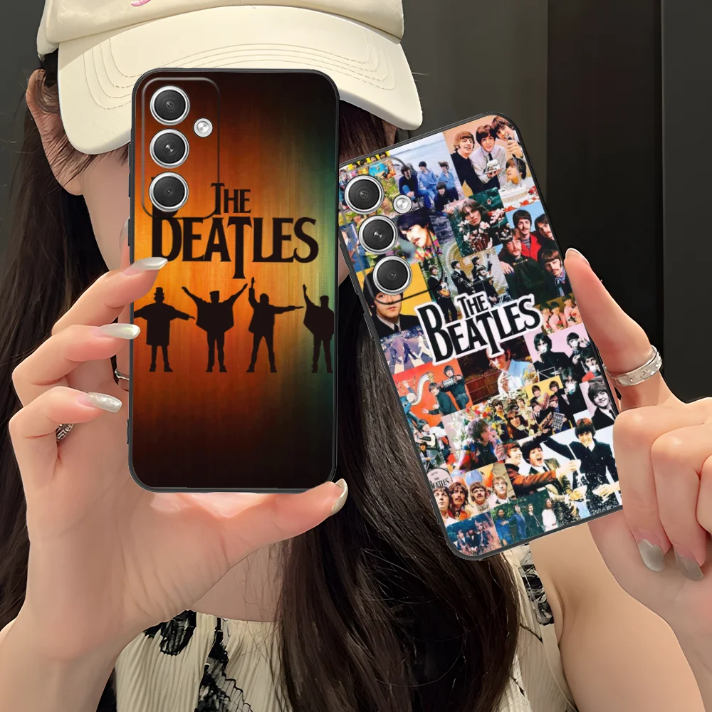 Mobile B-Beatless Phone Case for Samsung Galaxy S24 S23 S22 S21 S20 S10 S9 Plus FE Ultra Lite Black Cover Smartphone