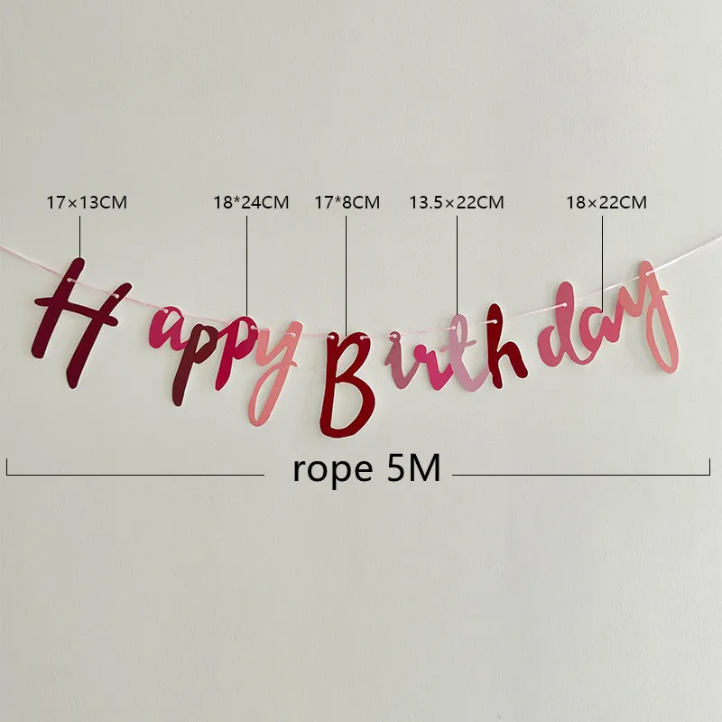 Бумажная гирлянда в корейском стиле