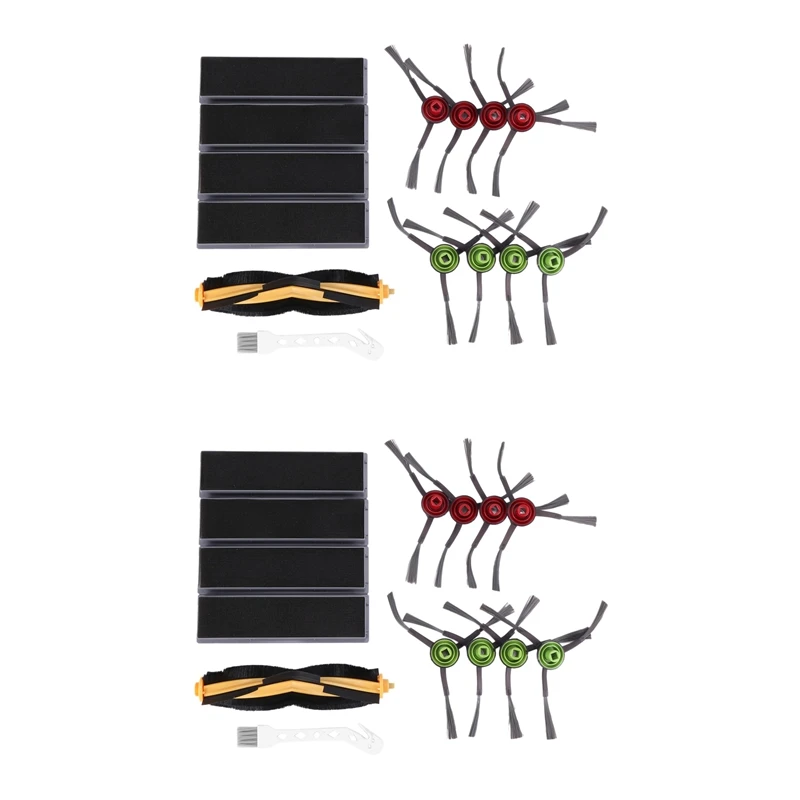 Promotion!2 Set Replacement Part Kit For Ecovacs Deebot OZMO 920 950 T5 T8 AIVI Robot Brushes Filters |