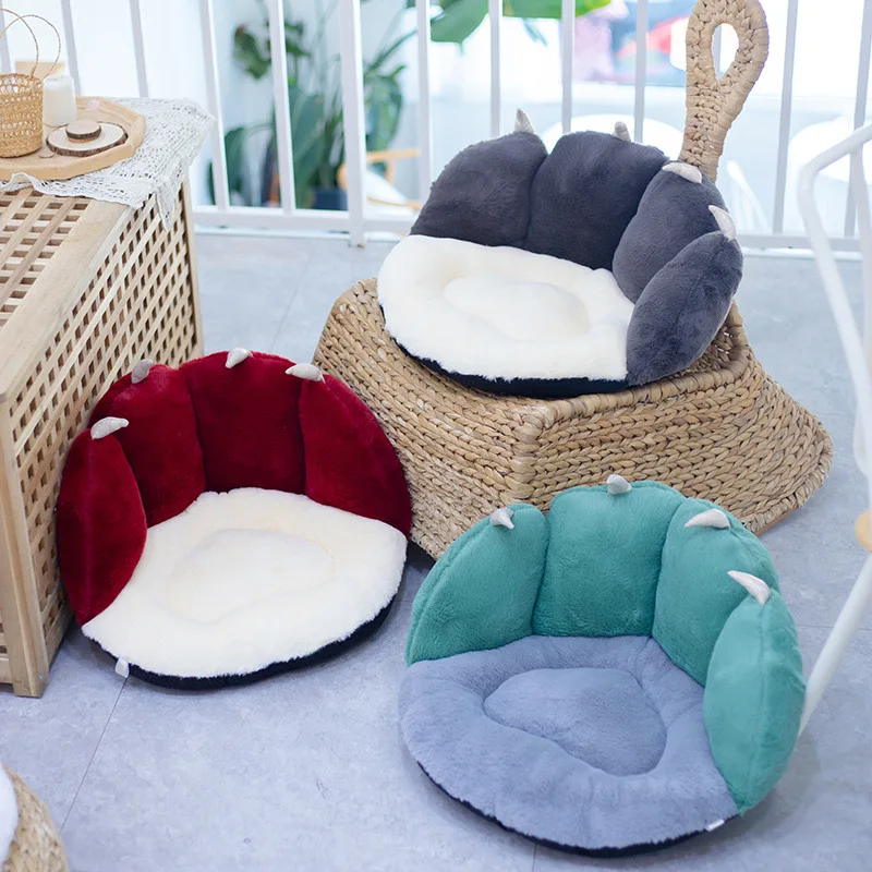 

Louis Fashion Simulation Cat Claw Sofa Cushion Lovely Half Surrounded By Thick Winter Warm