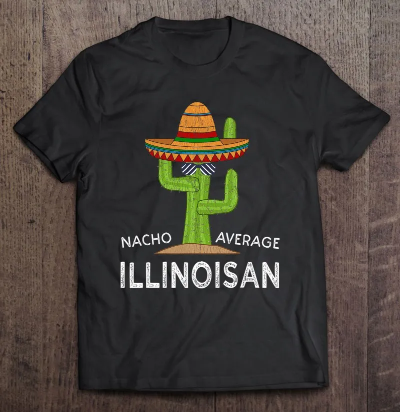 

Забавные футболки Nacho Medium Illinoisan, оригинальный Иллинойс, домашние футболки, аниме футболка, Мужская одежда, футболка оверсайз, гранж, мужские ...