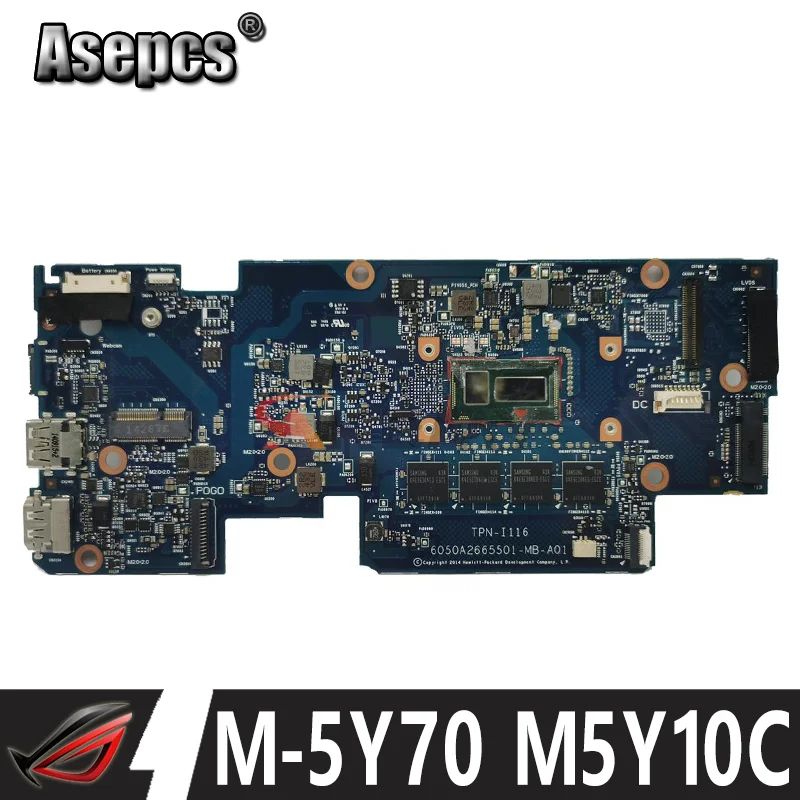 

Материнская плата для ноутбука ENVY x2 13-J 796714-001, 787280-001, 6050A2665501-MB-A01 со стандартом детской модели M5Y10C, центральный процессор, фонарь 8 ГБ ОЗУ