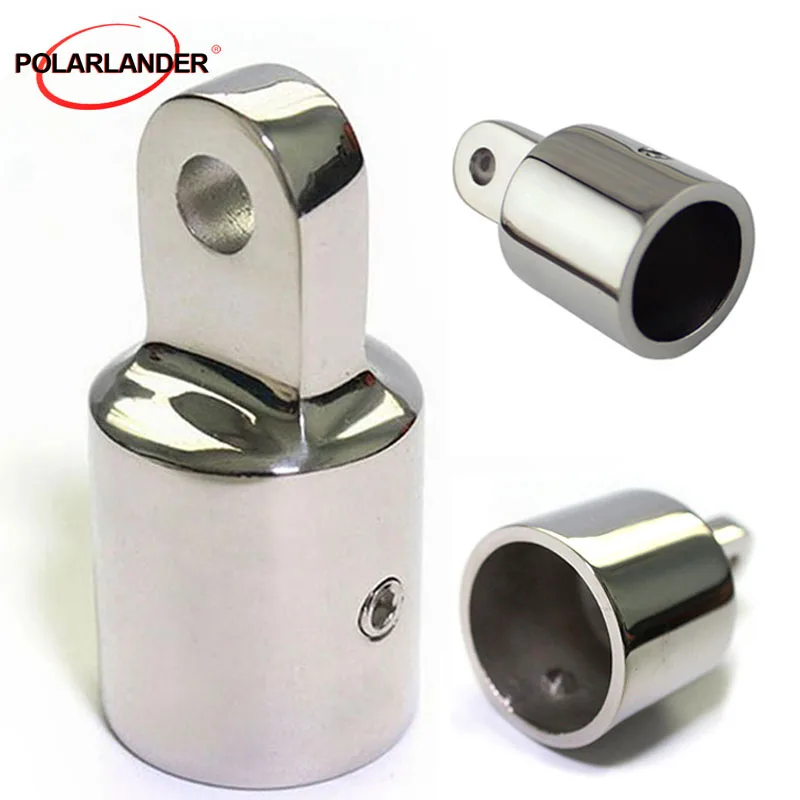 

Pipe Eye End Cap Bimini Top 1Pc Silver Fitting Hardware Umbrella Cap Single Hole 30mm/32mm Stainless Steel For Marine Boat Yacht
