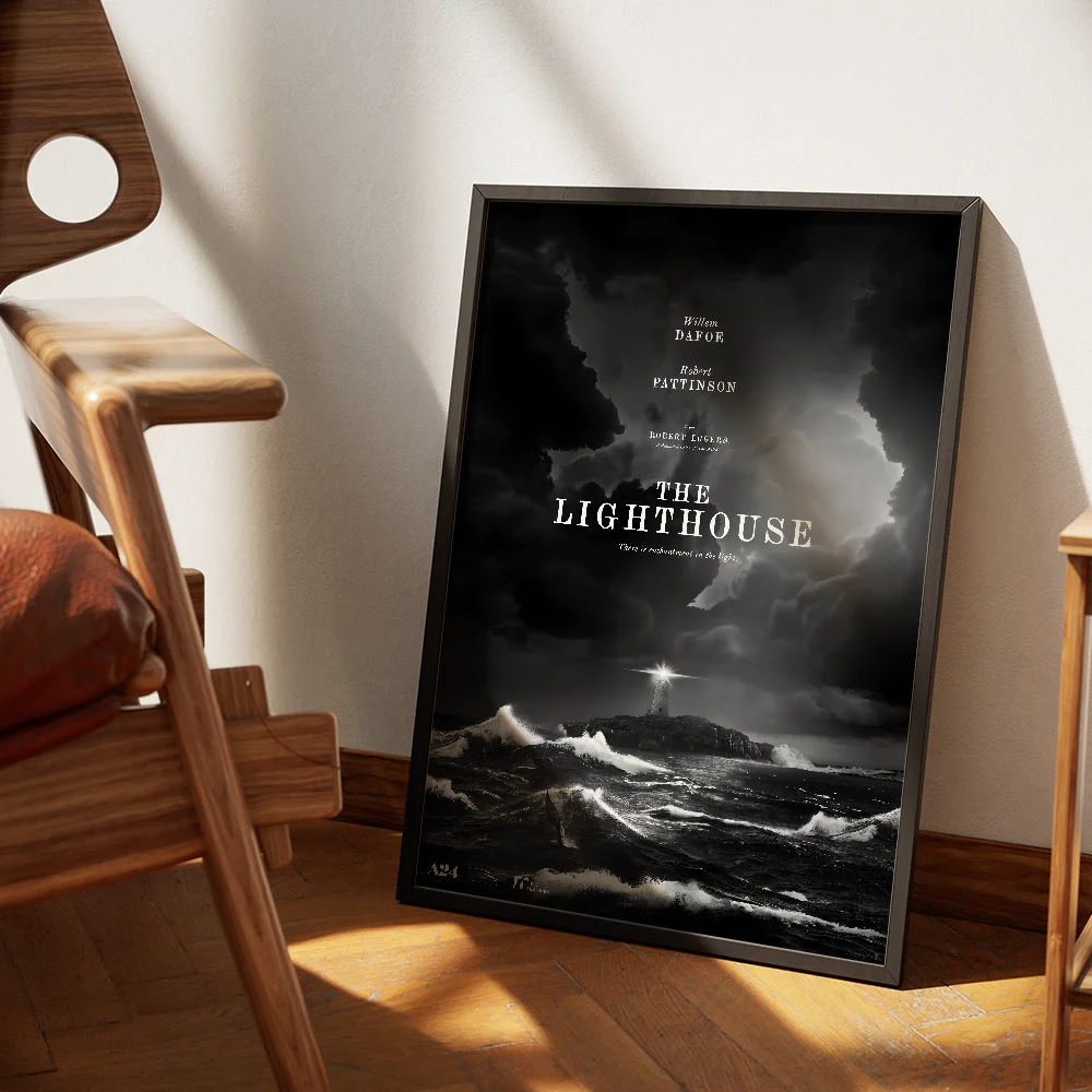 Плакат L-Lighthouse, настенный художественный принт с изображением старых фильмов, декоративная роспись, современный домашний декор, подарок на день рождения, без рамы, гаражная комната