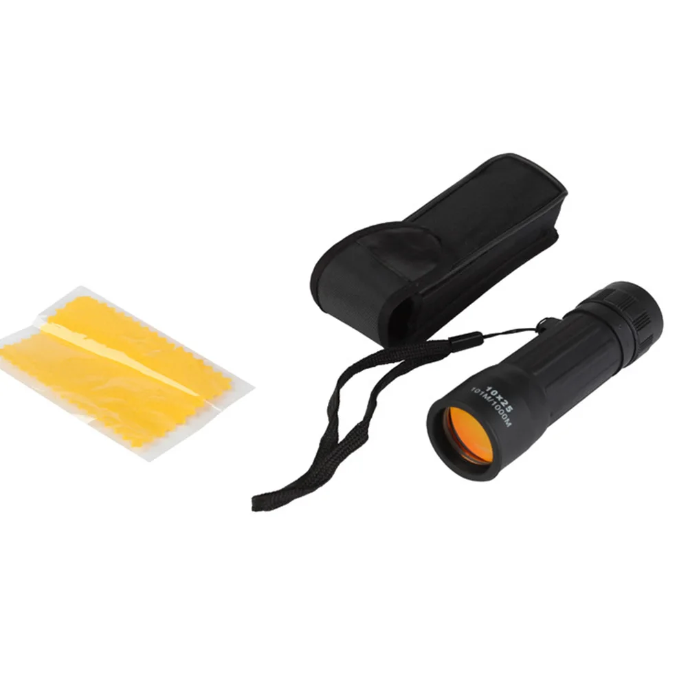 

10X25 Travel Accessories Magnification Mini Compact DIY Durable Hiking Photo Outdoor Camping Monoscope