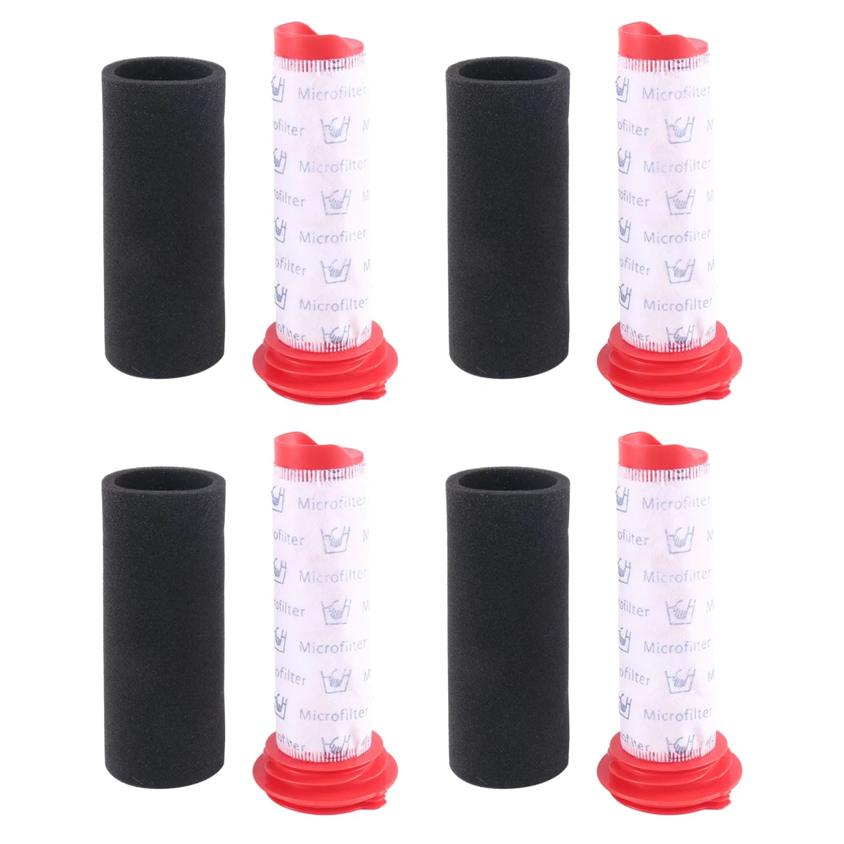 

4 Pack Filters for Bosch Athlet Handheld Vacuum Cleaner, Filter for Bosch BCH6L2560 BCH6L2561BCH6ZOOO