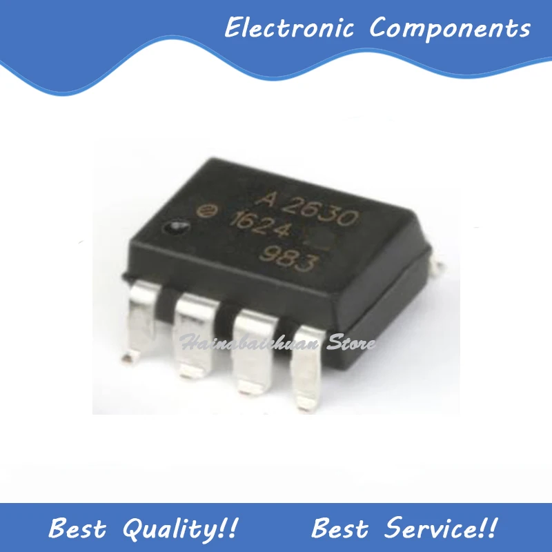 10 шт./партия, новые и оригинальные лампы HCPL-2630-500E SMD8