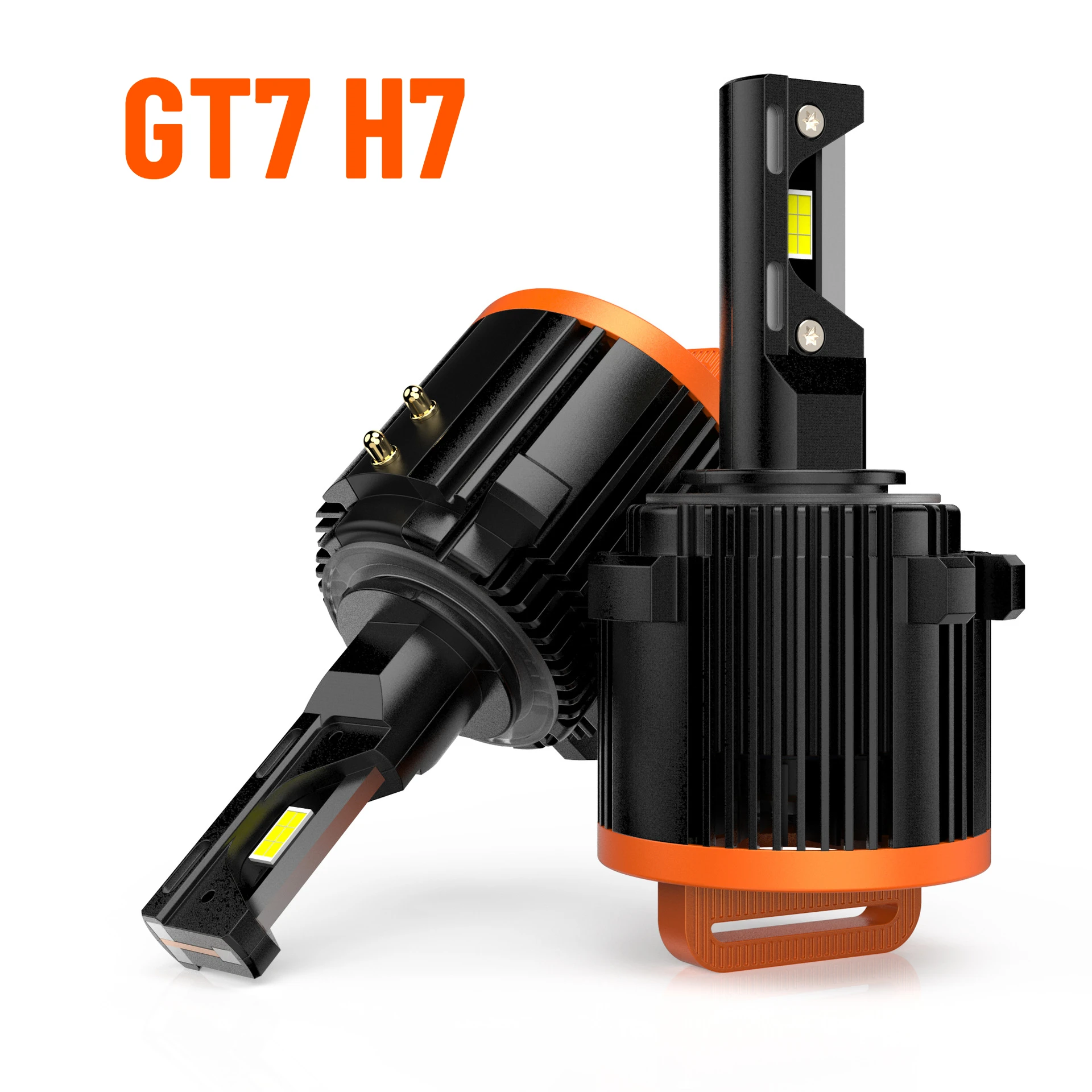 

2 шт. H15 светодиодные лампы фары 72 Вт 6000 К высокой яркости GT7 H7 светодиодные фары без ошибок Canbus для VW Car Golf 6 Golf 7 12 В