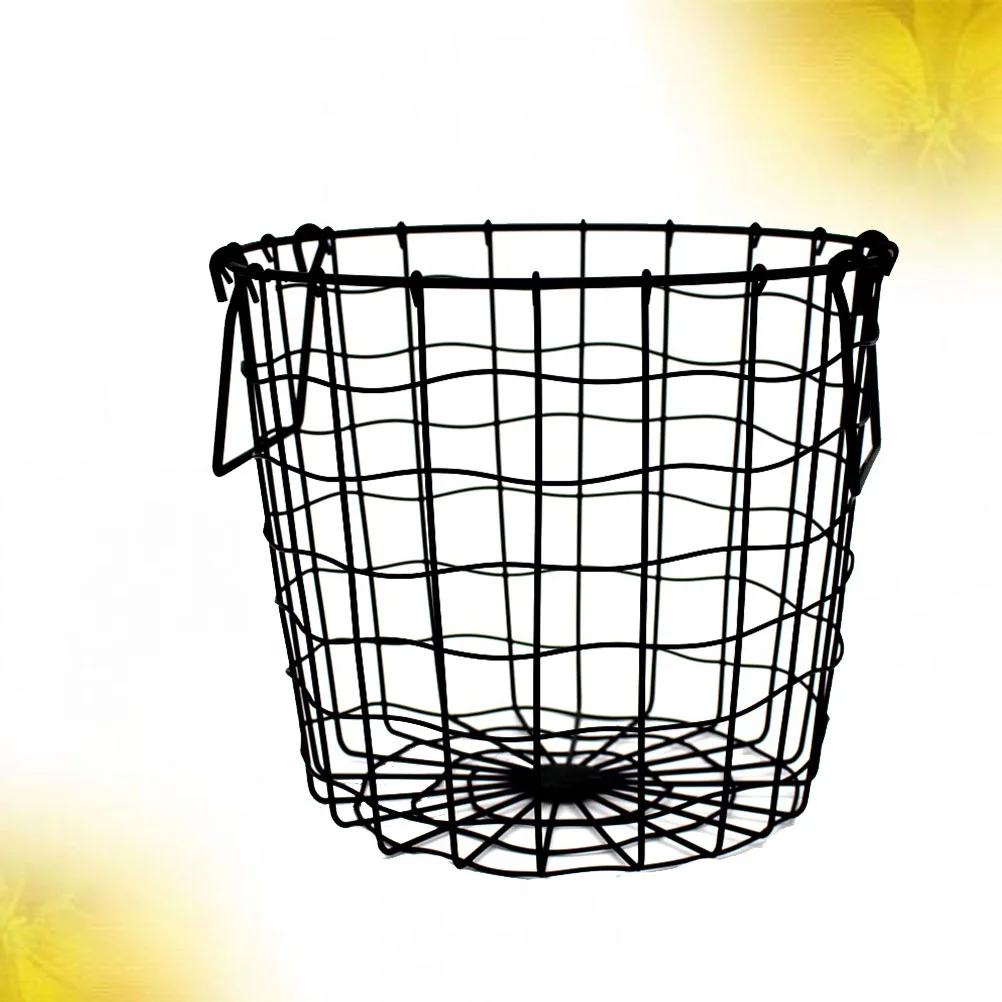 

Metal Laundry Baskets Dirty Clothes Basket Modern Round Laundry Basket with Handles Large Storage Hamper Sundries Organizer for