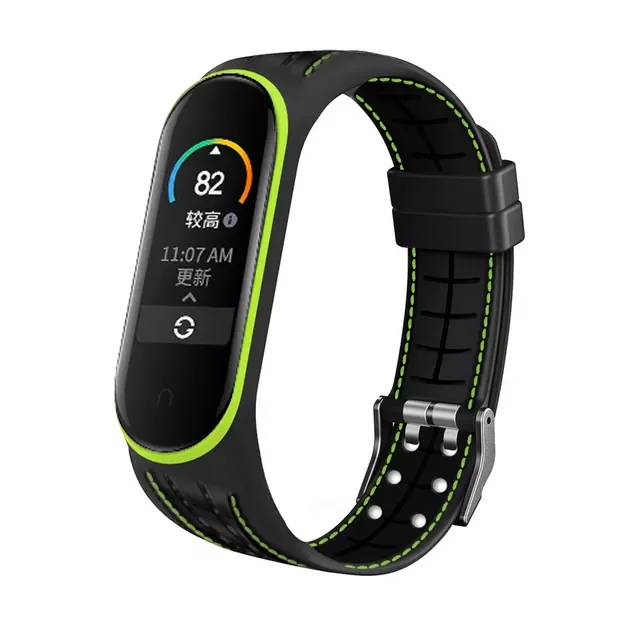 

Silicone Strap For Xiaomi Mi band 6 5 4 Strap for Smart Band Replacement wrist strap For Miband 5 4 3 bracelet Watch Strap