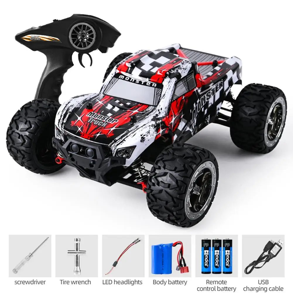 

866-1602 45km/h 1:16 High Speed Car 3-wire High-torque Steering Gear 2840 Super Powerful Magnetic Motor Brushless Remote Contro