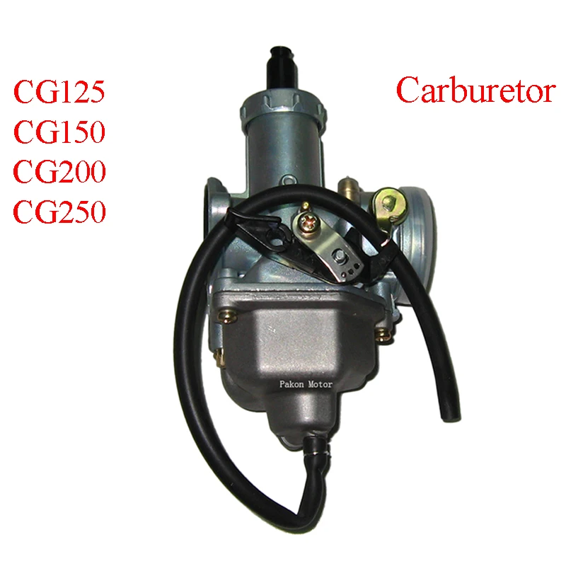 Фото Карбюратор мотоцикла для Haojue Honda Dayang Lifan Loncin QJmotor Skygo Jialing Wuyang CG125-250cc QS125 QJ125 GN125 HJ125 Carb №1