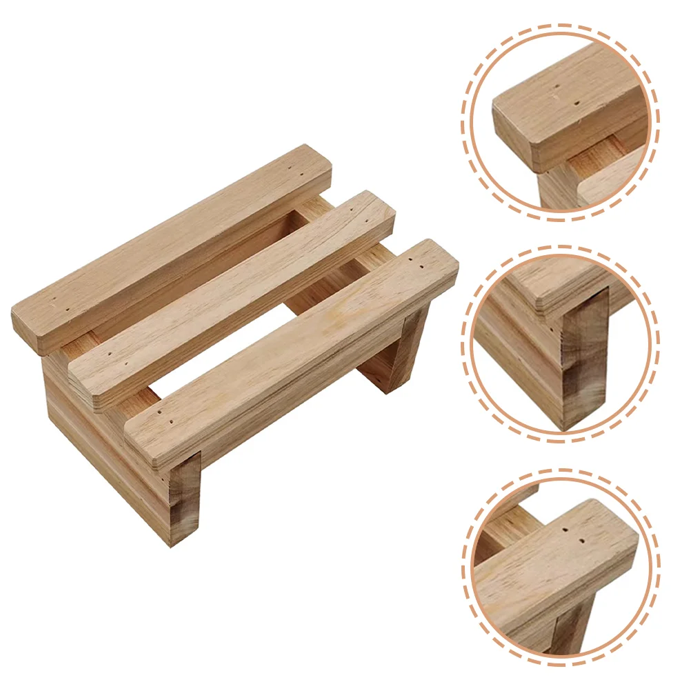 

Stool Step Foot Wooden Forwood Adults Rest Kids Footstool Bench Stools Chair Changing Stand Baseladder Small Shower Toilet Spa