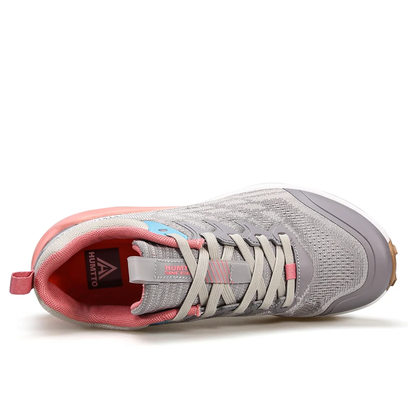 HUMTTO Trail Running Shoes for Women Sneakers Luxury Designer Gym Tennis Trainers Summer Breathable Black Sports Womens Shoes