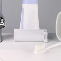 1pcs white simple toothpaste squeezer handy bathroom accessories manual squeezing dispenser oral care home accessories