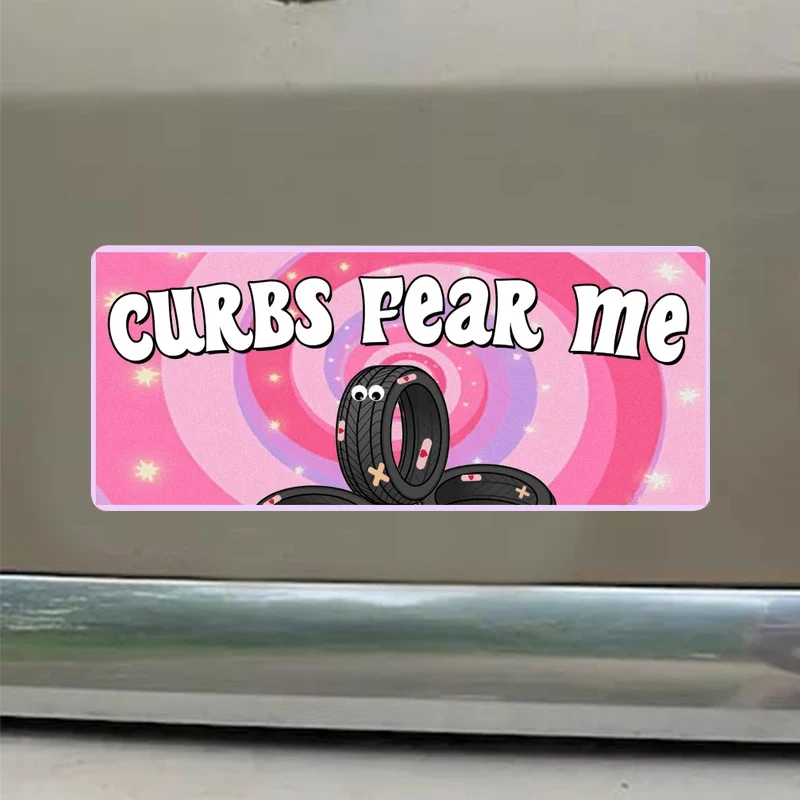 

Inkjet Car Stickers Curbs Fear Me For Bumper Window Sticker Pack Exterior Accessories Waterproof Vinyl Decals