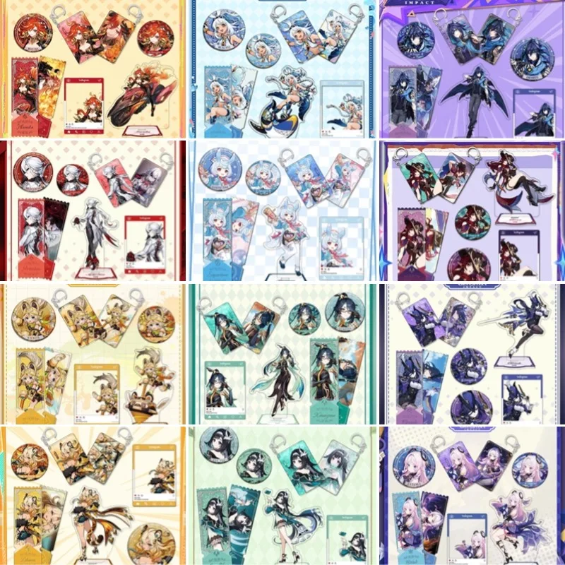 Набор из 6 шт. Genshin Impact Mavuika Muinaa Arlecchino Clorinde Xianyun Kachina LanYan Ororon Sigewinne Chasca Фигурка