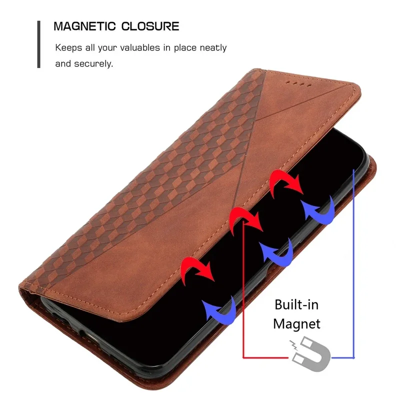Фото Etui MotoG15 Магнитный флип-чехол для Motorola Moto G15 Wallet Cover MOTO G 15, кожаный чехол для телефона Motorola Moto G05 G 05, принципиально №3