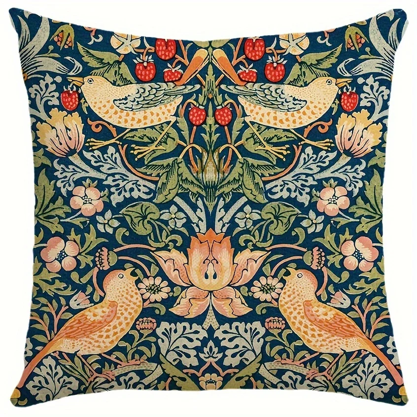 

Наволочка William Morris с цветочным рисунком