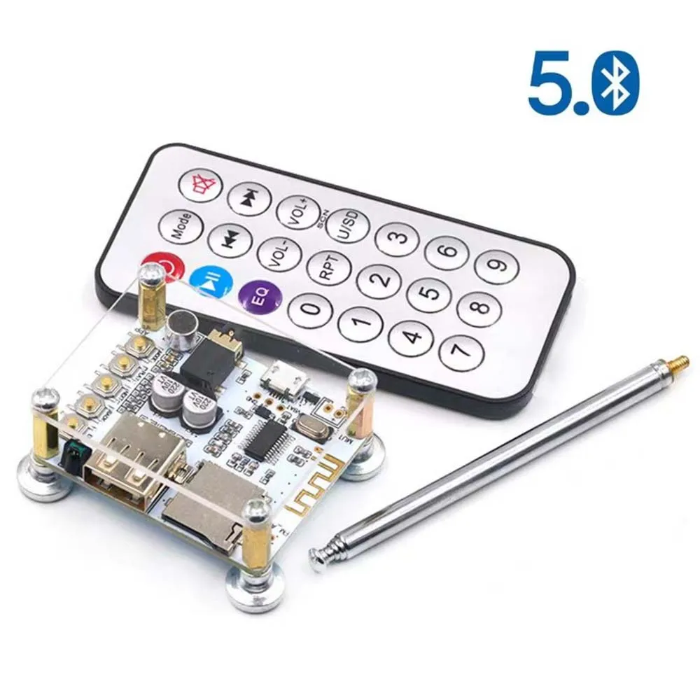 Модуль аудиоприемника Bluetooth 4 2 беспроводной Mp3-декодер плата для динамиков