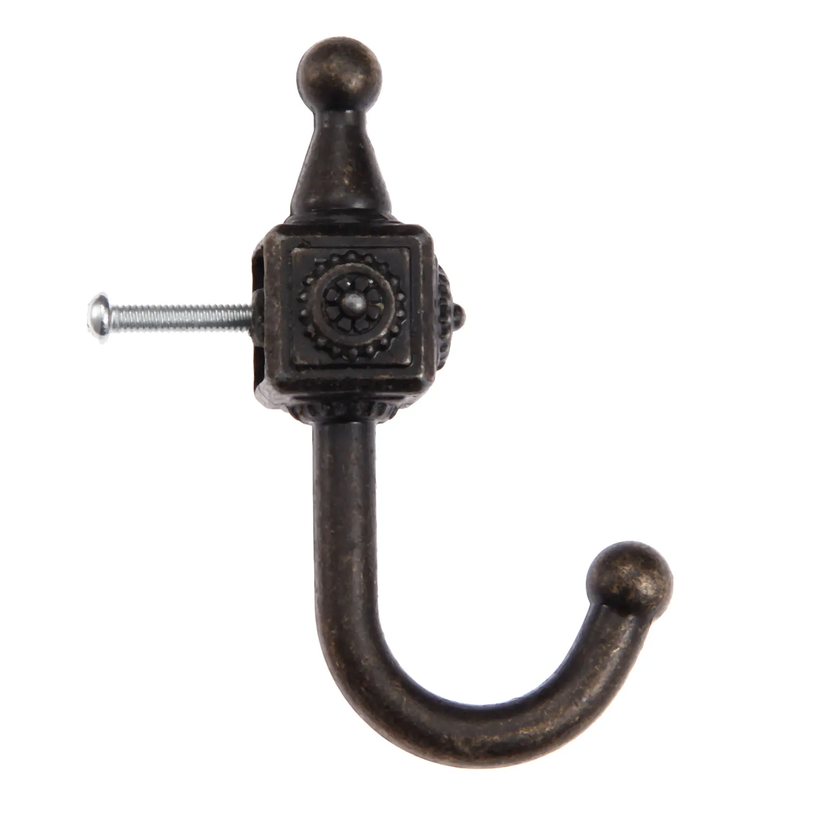 

1pc Zinc Alloy Hooks 84*48mm Towel Wall Door Hangers Hooks Bathroom Accessories with Screw
