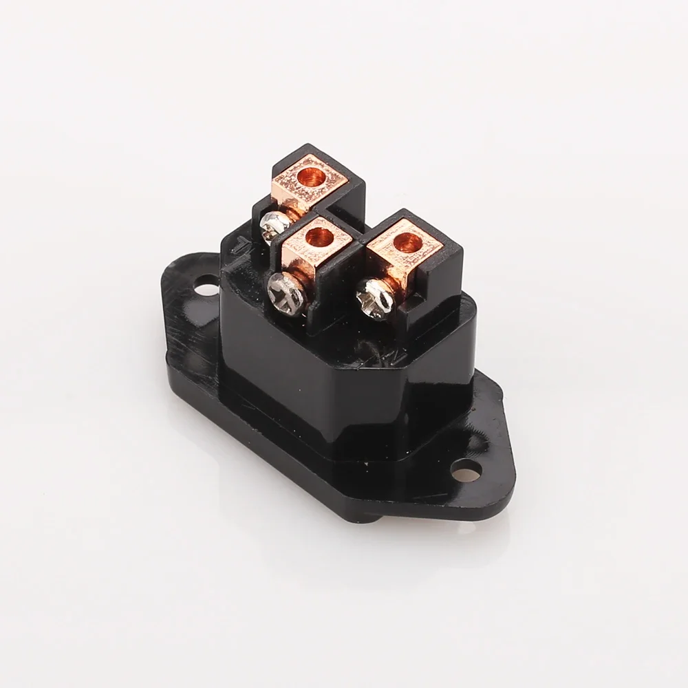 Фото 2 шт. X Hi-Fi аудио Hi-Fi разъем адаптер с медным покрытием розетка IEC №4