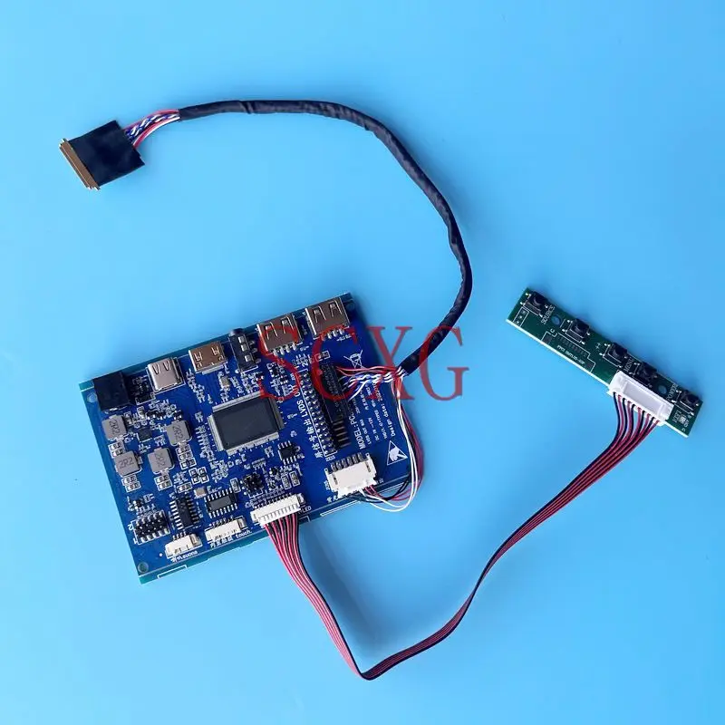 

For B133XW01 LVDS 40 Pin Laptop Display 13.3" 2-USB TYPE-C PCB 862 Controller Driver Board 1366*768 DIY Kit Mini HDMI-Compatible