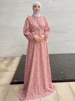 pink abaya dubai turkey islam clothing muslim hijab long dress kaftans african dresses for women vestido robe femme musulmane