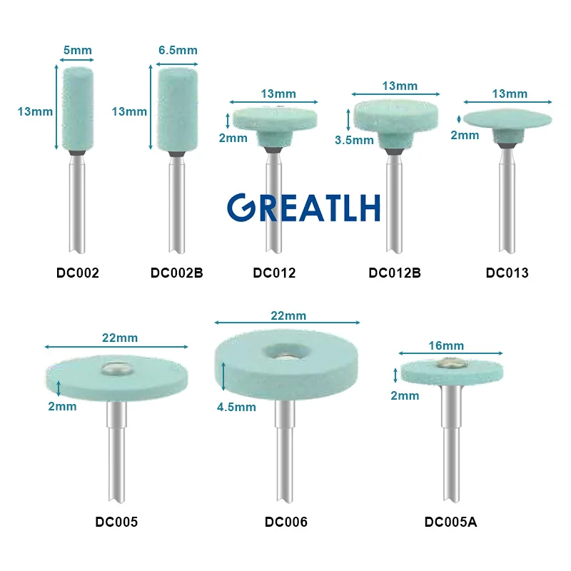 Стоматологическая керамическая алмазная шлифовальная головка Средний