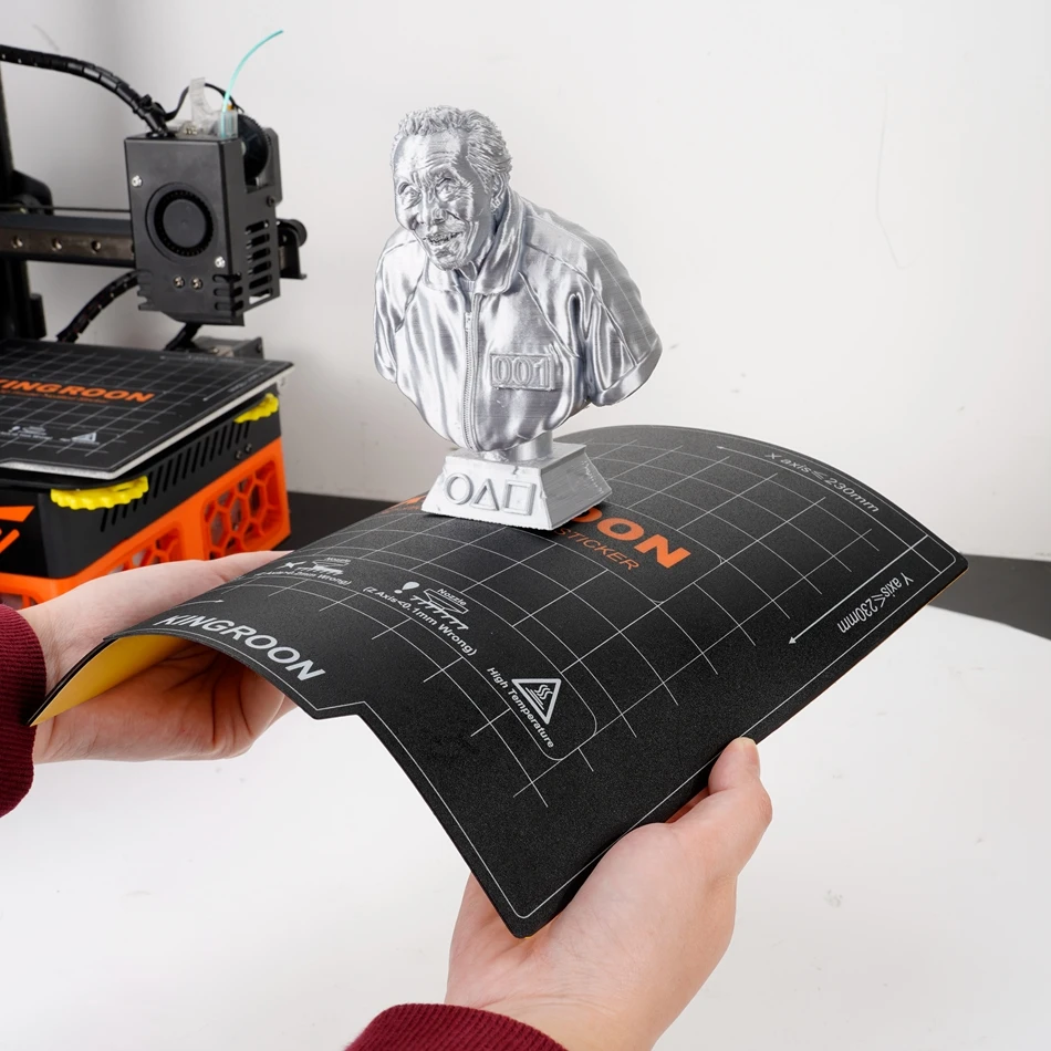 

3D Printer Hot Bed Platform Sheet Flexible Magnetic Sticker Base Built A+B Surface 235x235mm 310x310mm Heatbed Parts