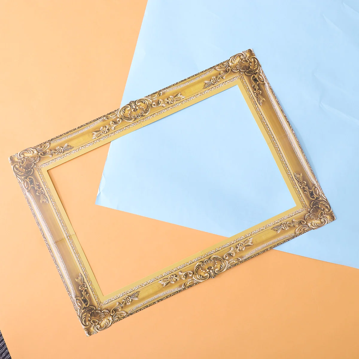 

Frame Photo Party Props Booth Selfie Prop Wedding Picture Birthday Paper Diy Decoration Gold Graduation Cutouts Framesholiday