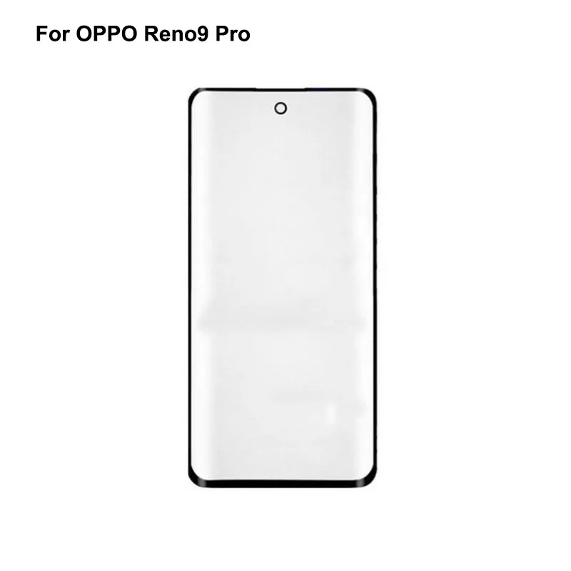 Запчасти для OPPO Reno9 ProTouch, внешний ЖК-экран, передняя панель, экран для OPPO Reno 9 Pro, стеклянная крышка объектива без гибкого кабеля