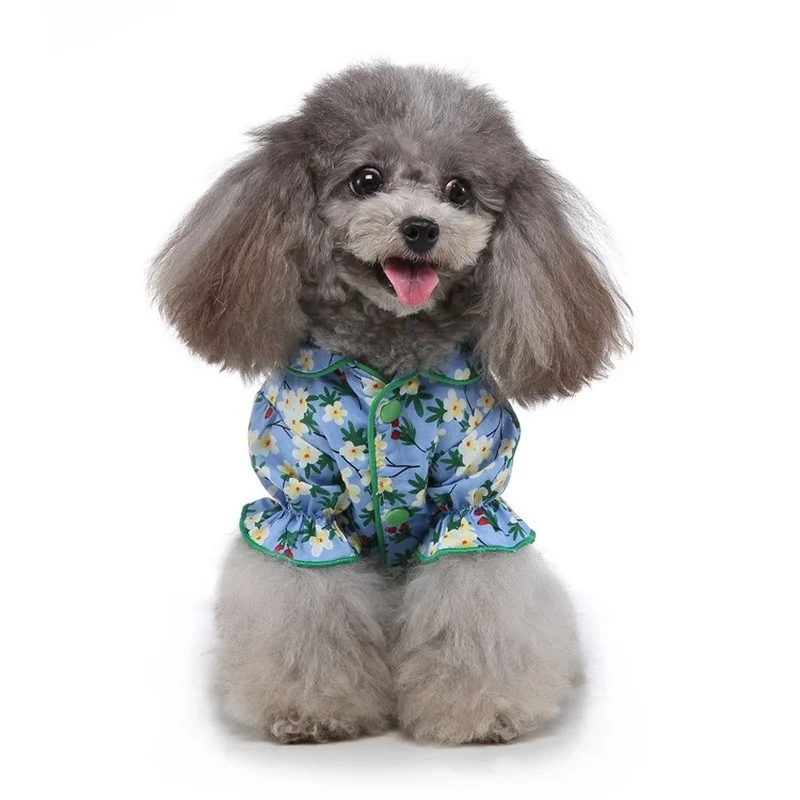 

Pet Shirt Pleasantly Cool Coat Spring Summer Sunscreen Beach Suit Fashion Casual T-shirt Puppy Chihuahua Printed Sweatshirt