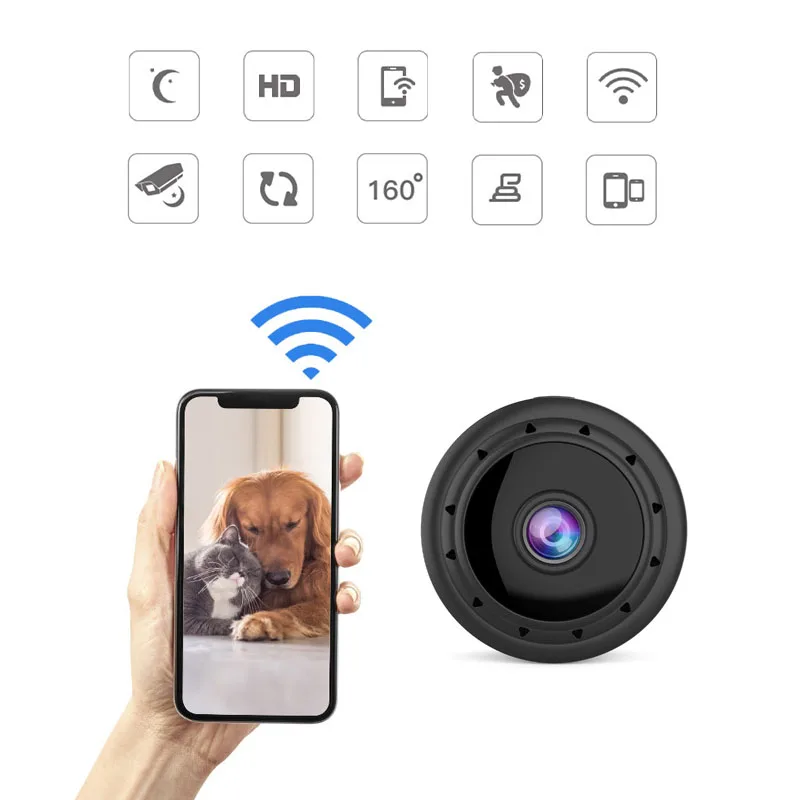 

Мини-IP-камера W11, HD 1080P, Wi-Fi, ночное видение