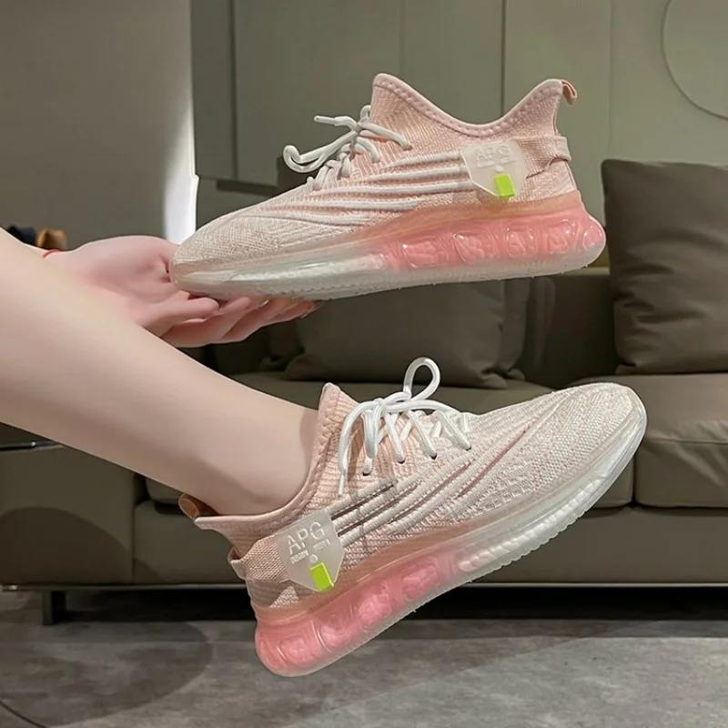 

Ladies Shoes 2023 High Quality Tennis Sneakers Platform Sole Casual Shoes Outdoors Running Non-slip Lightweight Running Shoes
