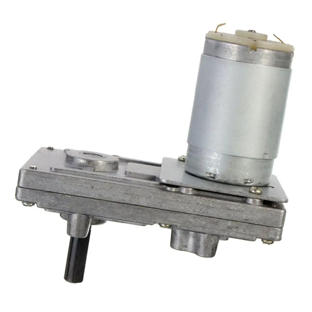 DC12V-24V 10-20-40-80 об/мин реверсивный малошумный червячный электрический