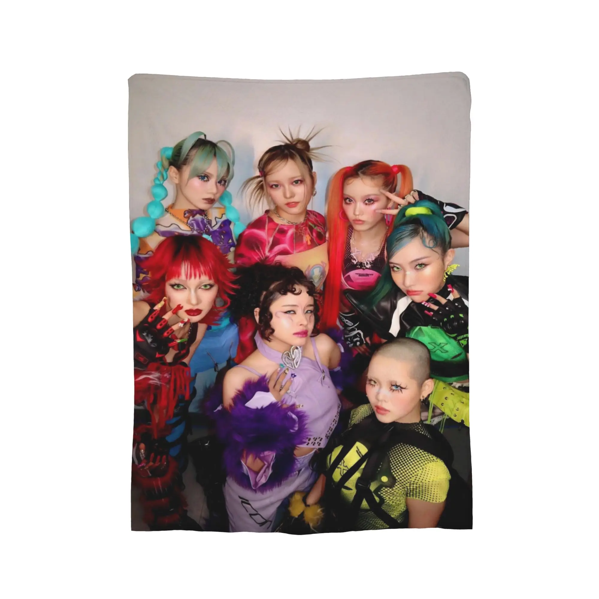 Фото Забавные пледы Xtraordinary Girls из мягкого флиса, уютные покрывала, пригодные для машинной стирки. №3
