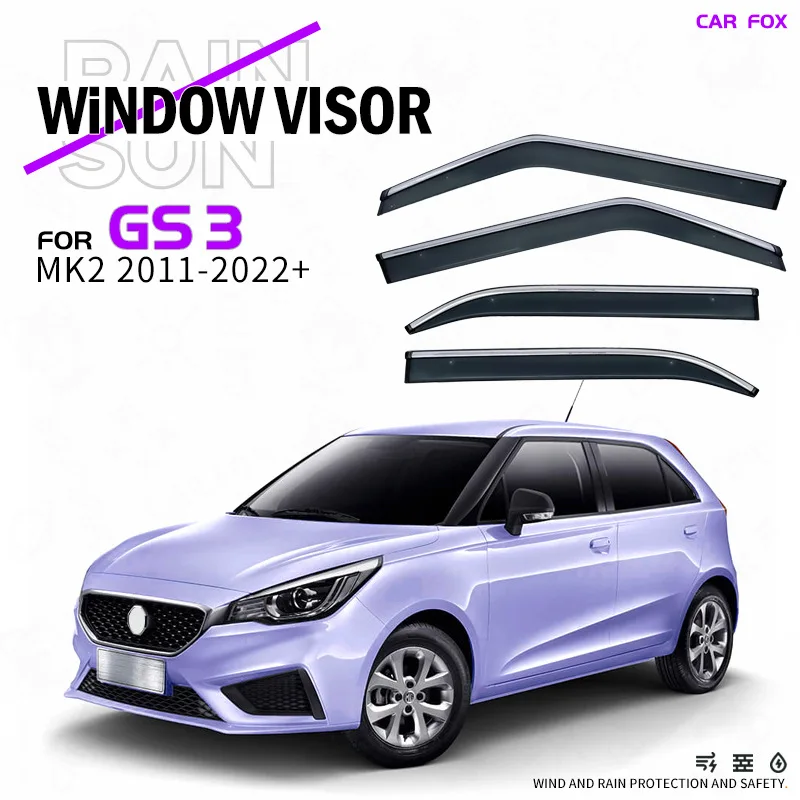 

For MG3 Window visor Weather Shield Side Window Deflector Car windshield weather shield Car accessories