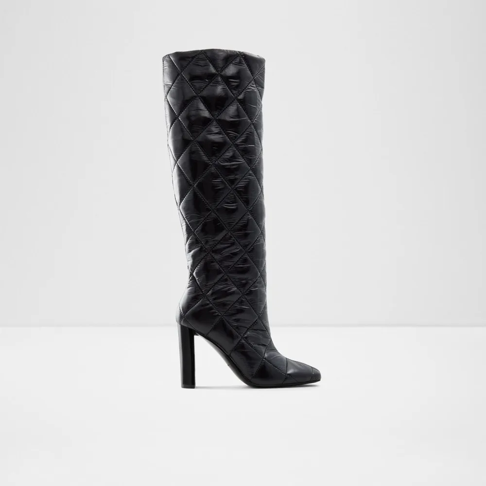 

Dorlie Snowpuff Boots High-Heeled Boots-Black