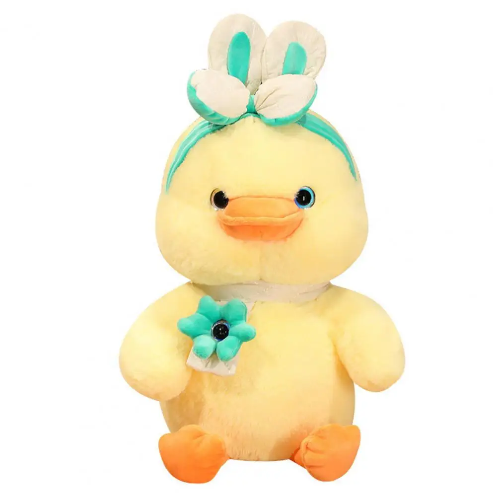 

25/40cm Cartoon Duck Plush Doll Fluffy Girls Gift Little Yellow Duck Animal Pillow Stuffed Toy Accessories Birthday Gift
