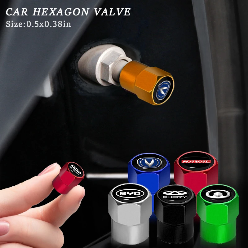 

4pcs Car Tire Air Valve Caps Tyre Rim Stem Covers for Fiat 500 Ducato Punto Grande Punto Panda 500x Pondo Stilo Palio Accessorie