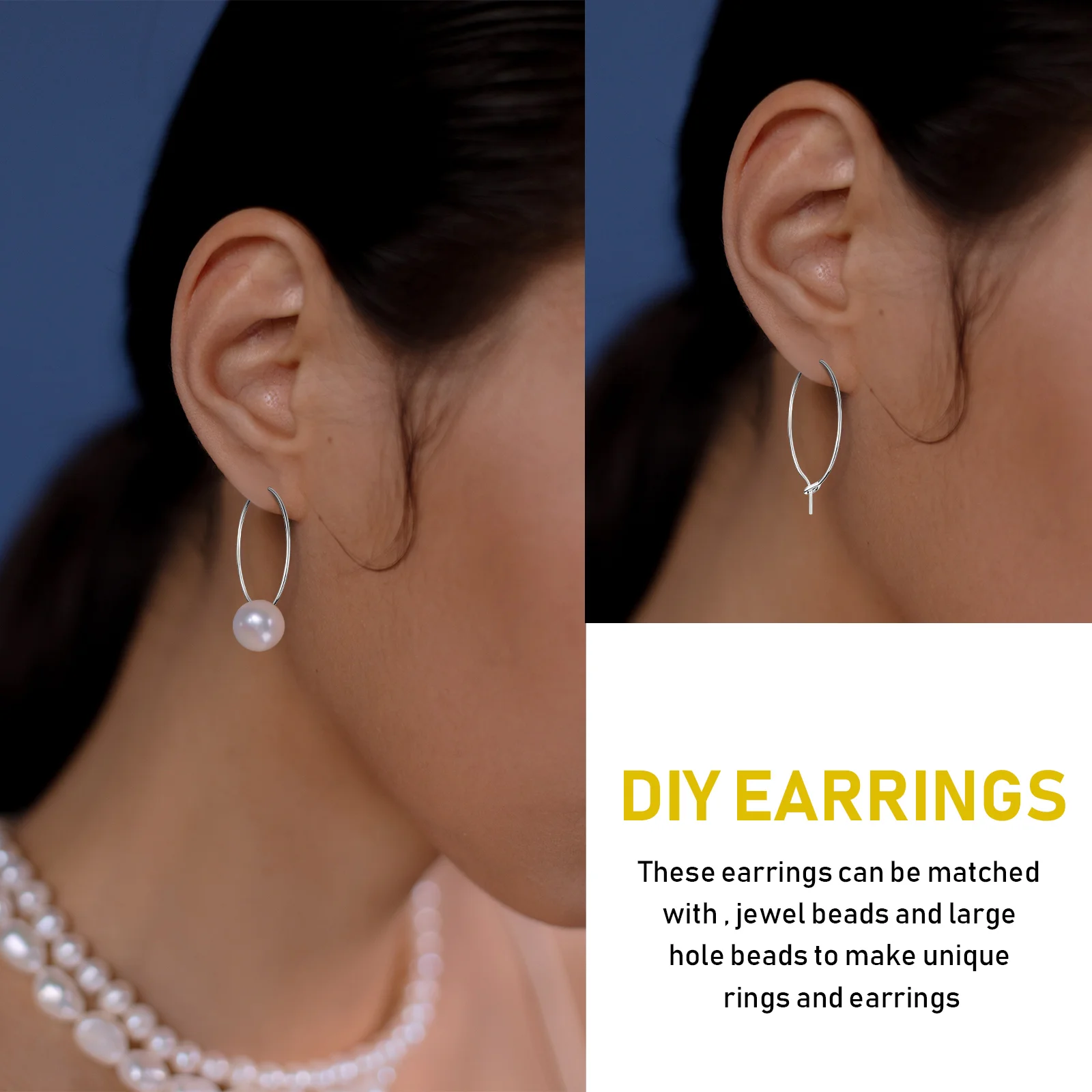 200 Pcs Earring Hoops for Jewelry Making Ear Wire Hoops DIY Earring Accessories for Women