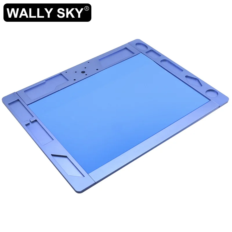

Base Platform for Microscope Aluminum Alloy Silicone Repair Pad Mobile Phone Tablet Electronic Equipment Inspection Repair Pad