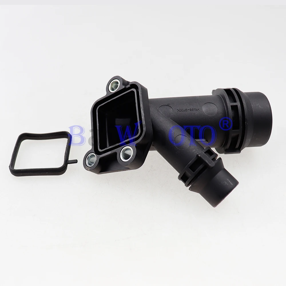 

11127806196 радиатор охлаждения автомобильного двигателя, соединитель шланга охлаждающей жидкости, выходной фланец, подходит для BMW 3 5 7 X3 X5 X6 11122247744