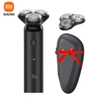 Электробритва XIAOMI MIJIA S500 Для мужчин, триммер с тремя лезвиями для сухого и влажного бритья, моющаяся машинка для стрижки бороды