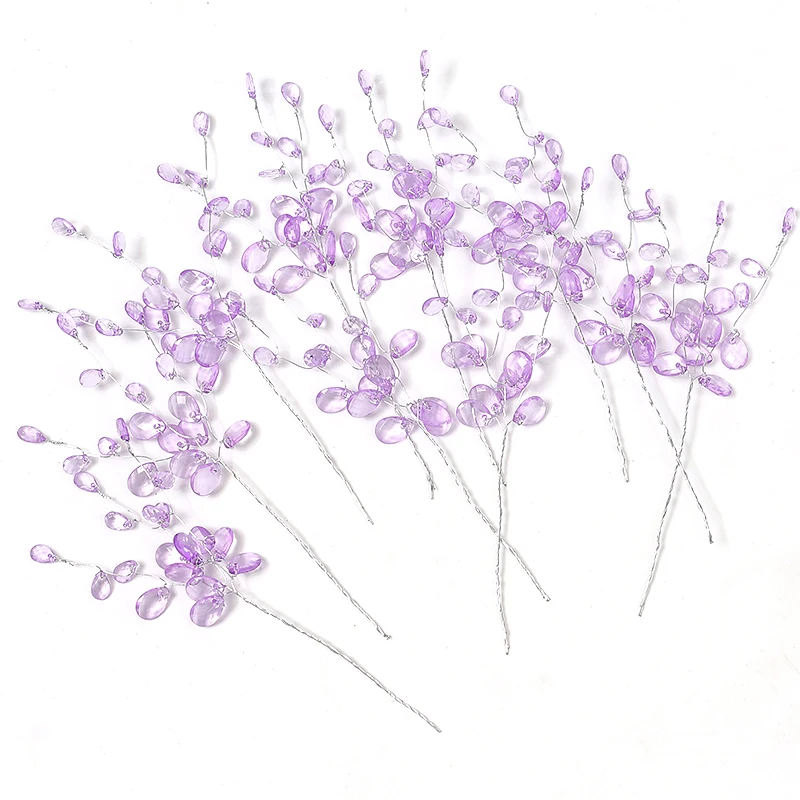 

Искусственные акриловые бусины-капли для букетов